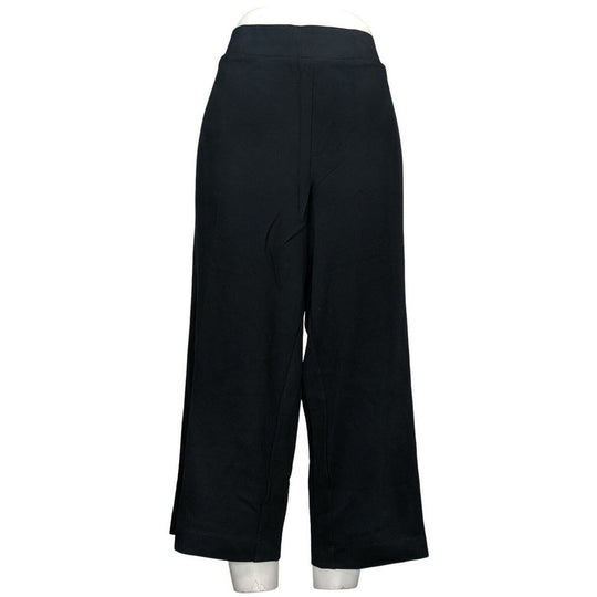 J Jason Wu Ponte Twill Cropped Knit Pants (All Black, Small) A458198