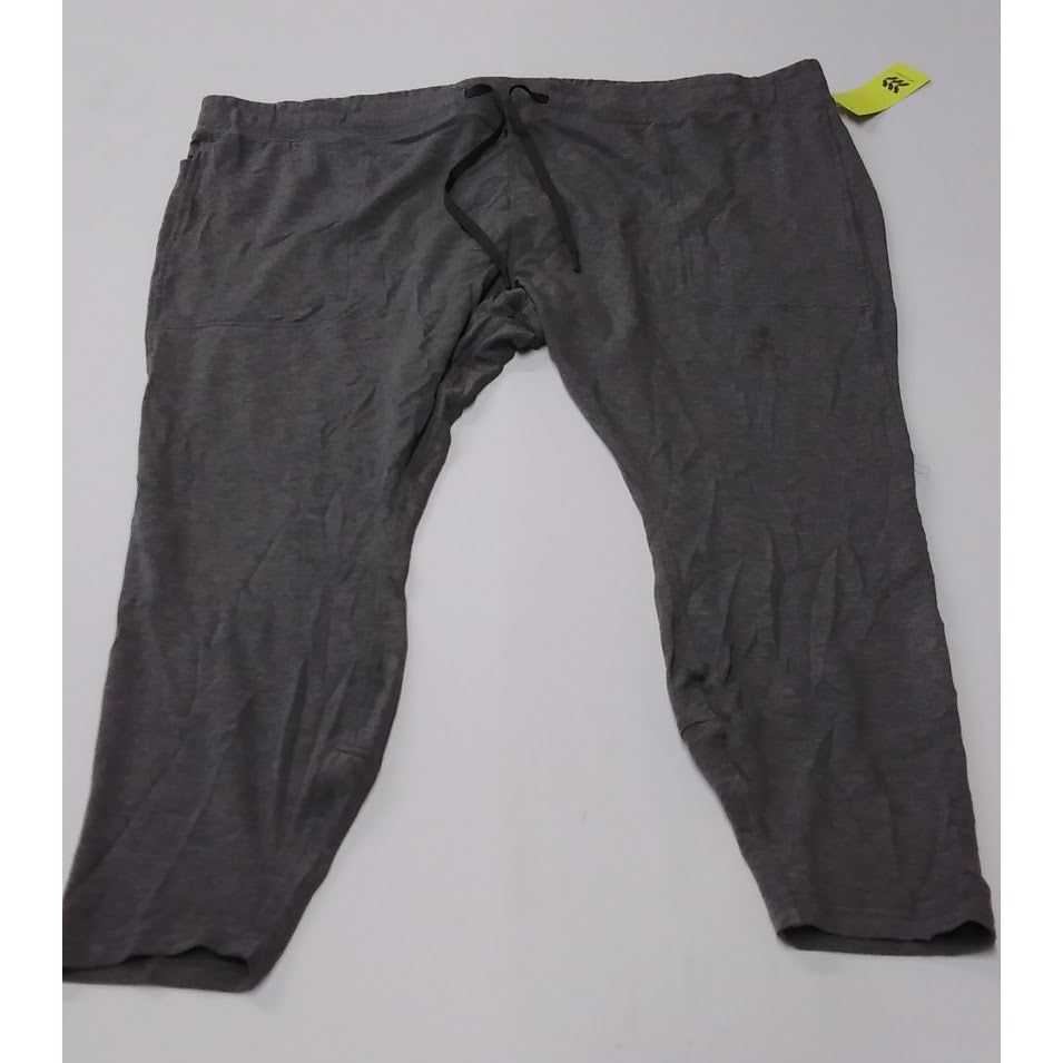 Women's Plus Size Modal Tapered Joggers - All in Motion Charcoal Gray 3X