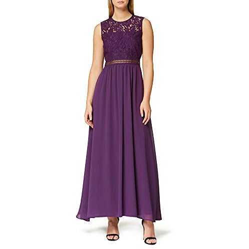 TRUTH & FABLE Women's JCM36282 Sleeveless Dress (Bright Violet) EU XL (US 12-14)