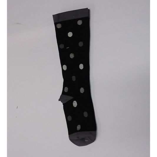 17-20 mmHg Graduated Compression Printed Socks (Black)